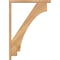 Ekena Millwork Imperial Block Smooth Bracket w/ Offset Brace, Western Red Cedar, 3 1/2"W x 28"D x 40"H BKT0402X28X40IMP05SWR - alternate 2